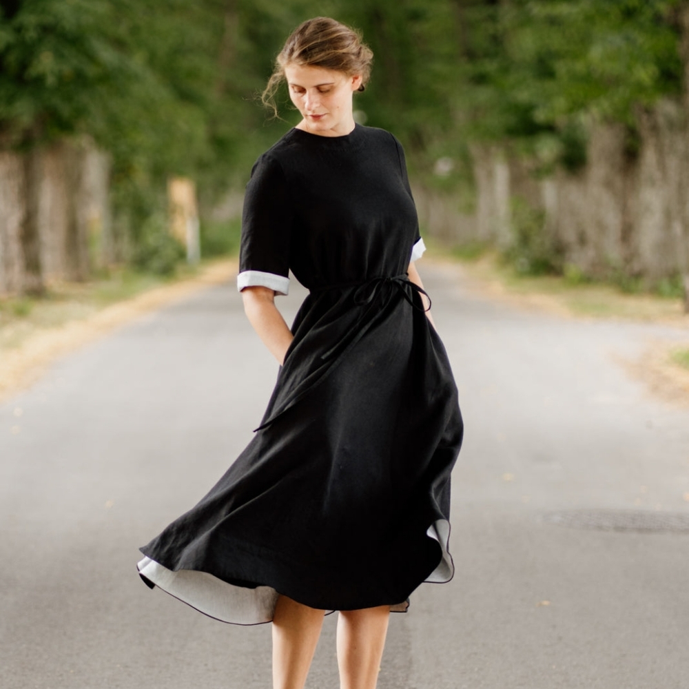 Son De Flor Audrey Dress-Rosemary Green